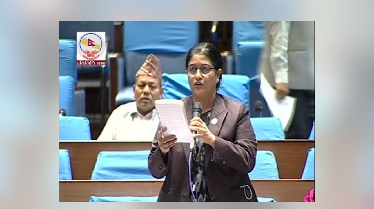 अमेरिकी सेना नेपाल आएकोप्रति संसदमा चाँदतारा कुमारीद्धारा  सरकारको ध्यानाकर्षण