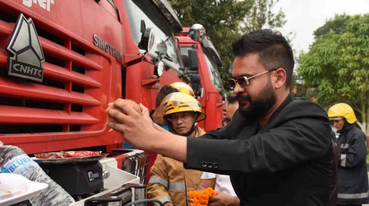 काठमाडौं महानगरले इन्डोनेसियाबाट ल्यायो साढे सात करोडका दमकल