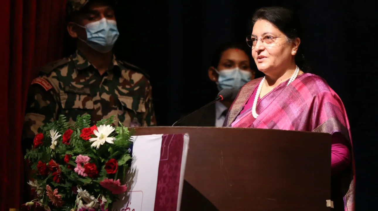 आर्थिक विकास मात्र  समृद्धि होइन :  राष्ट्रपति