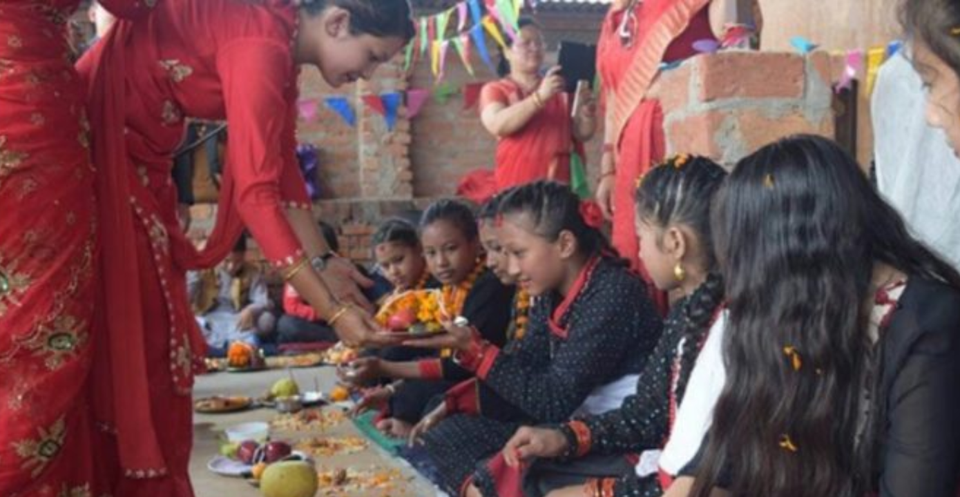 नेवा समुदायको आज मह पुजा