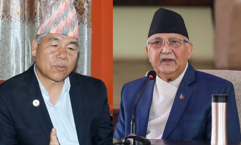 अध्यक्ष ओली र महासचिव गुरुङबीच १  लामो भेटवार्ता,के कुराकानि भयो ?