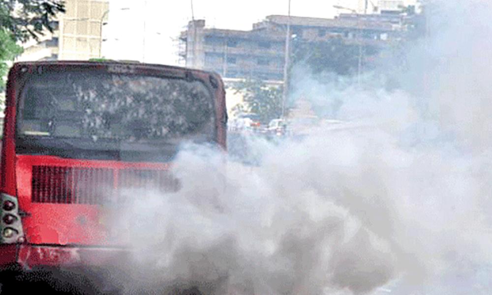 पचासी प्रतिशत सवारीमा प्रदूषण समस्या