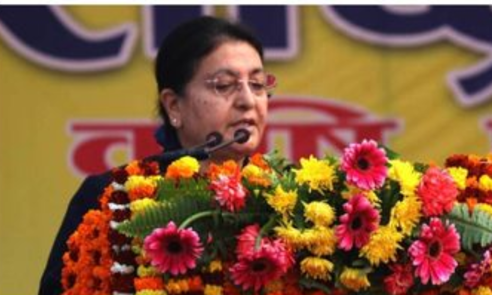 राष्ट्रपति भण्डारीद्धारा मेला उद्घाटन