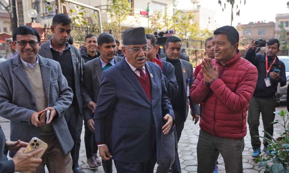 बालकोटमा  प्रचण्ड