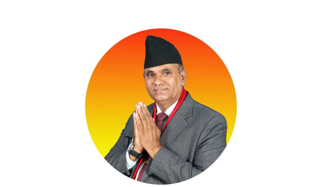 राजेन्द्रसिँह रावलले आज  सुदूरपश्चिमको मुख्यमन्त्रीका लागि दाबी पेस गर्दै