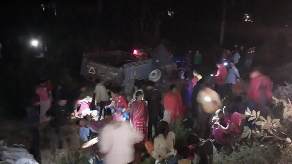 कैलालीमा ट्याक्टर दुर्घटना : २ जनाको मृत्यु हुँदा २८ घाइते