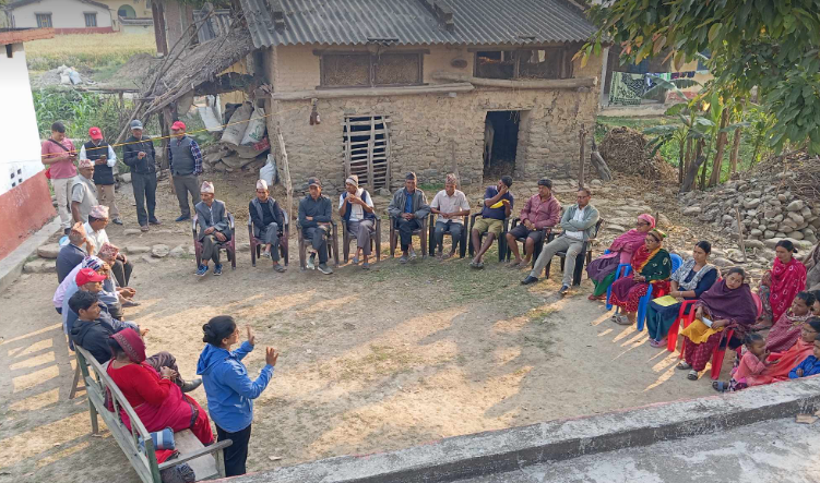 जनसम्वन्ध विस्तार अभियानको क्रममा कैलालीमा महिला र किसानका   समिति गठन