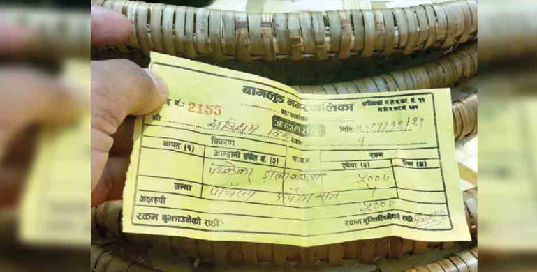 ठेको, डालो, नाङ्लोमा पनि पटके कर