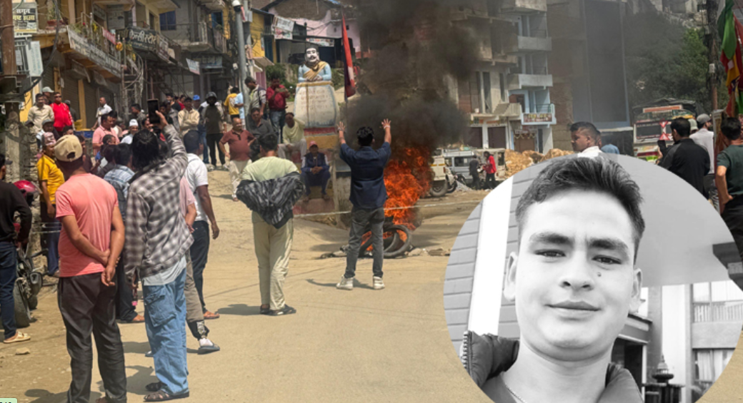 धनगढी कारागारमा पालीको हत्याको आशँका दोषिलाई कार्वाहिको माग गर्दै डडेल्धुराका वजार सडक वन्द