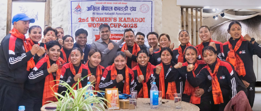 महिला कबड्डी विश्वकप खेल्दै नेपाल